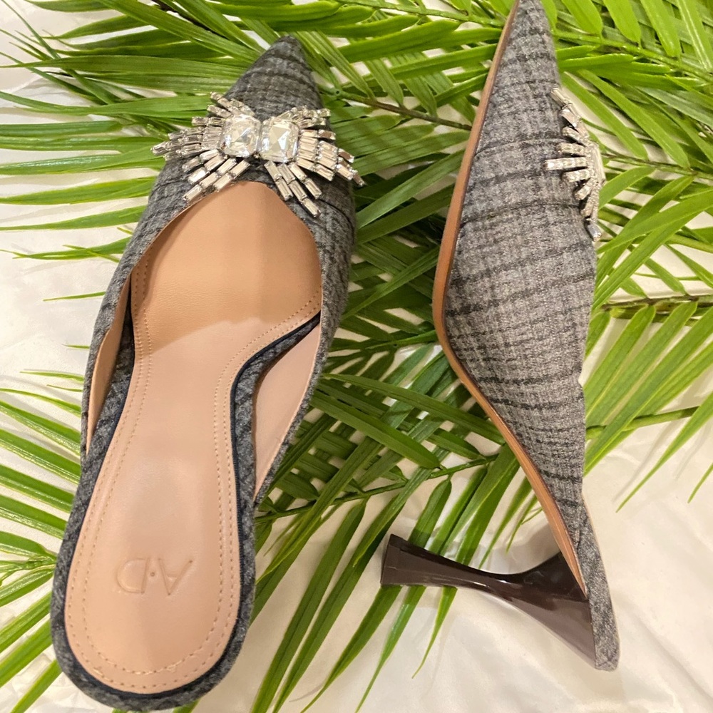 A.D and Daughters Gray Mules